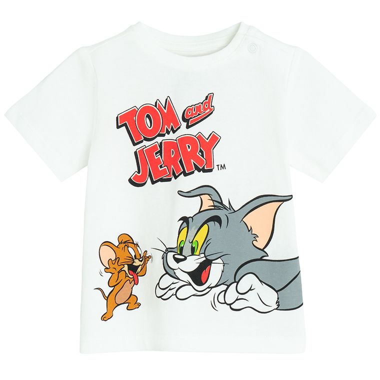 Cool Club, Set pentru baieti, Tricou, Bluza cu fermoar, Pantaloni trening, mix, imprimeu Tom & Jerry
