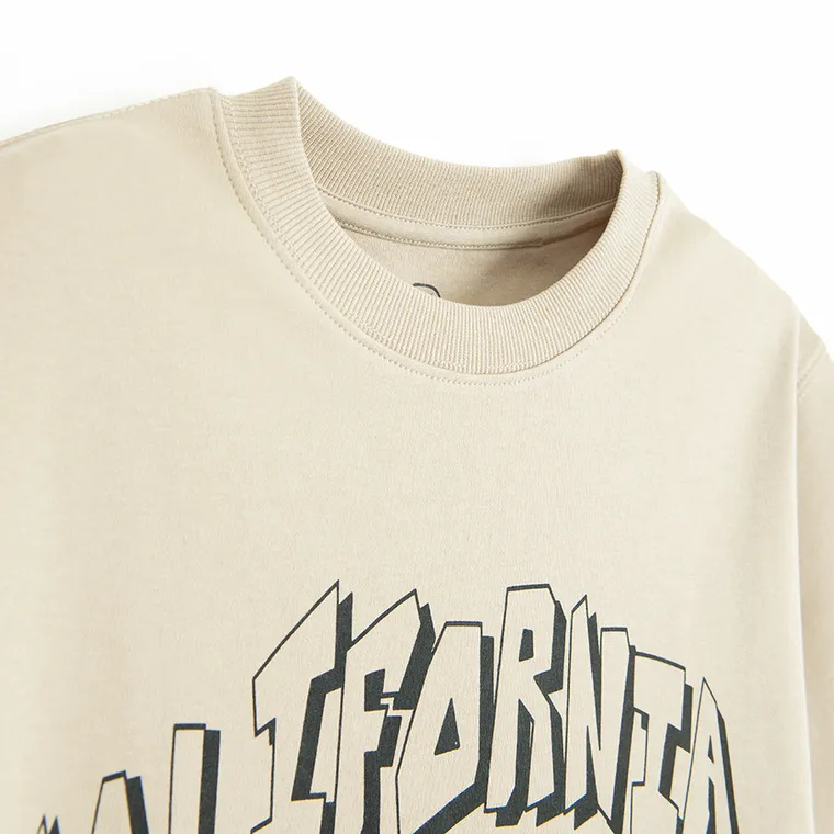 Cool Club, Set pentru baieti, Tricou, Pantaloni scurti, bej