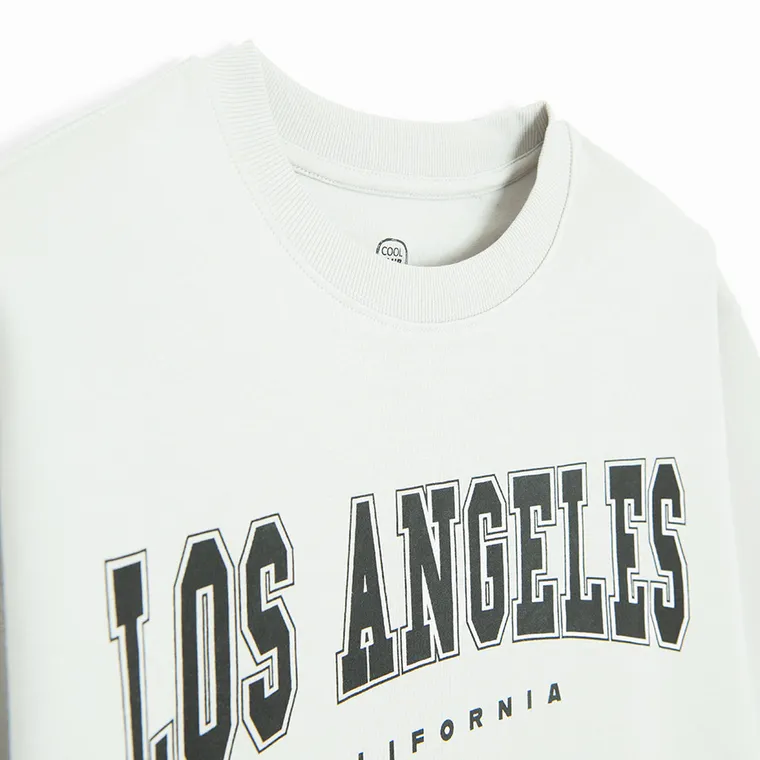 Cool Club, Set pentru baieti, Tricou, Pantaloni scurti, gri