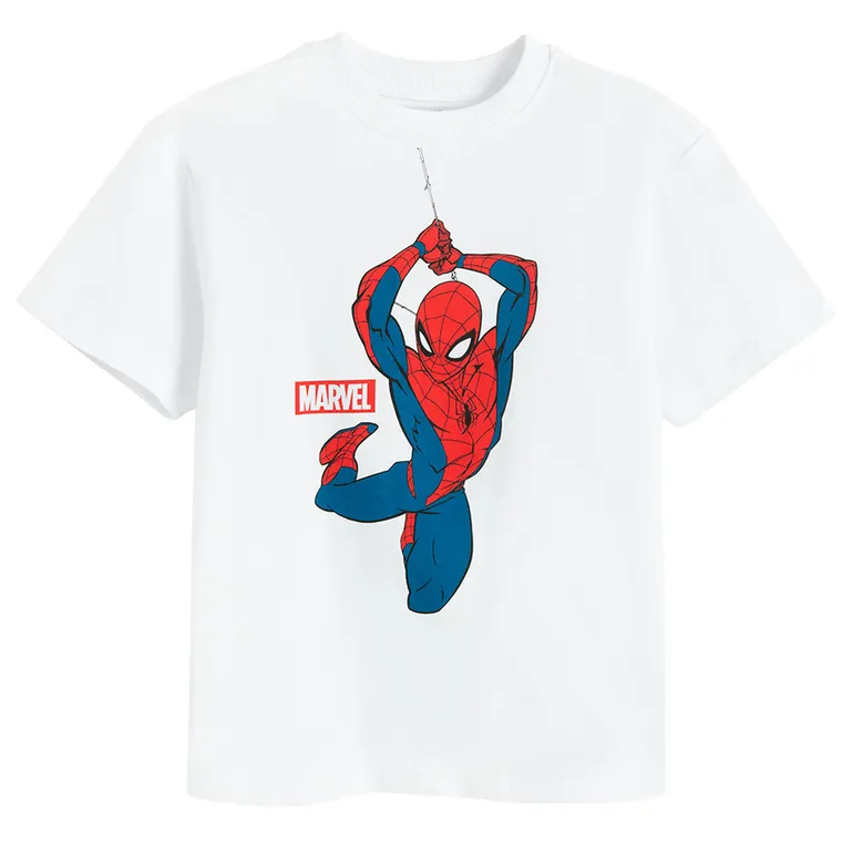 Cool Club, Set pentru baieti, Tricou, Pantaloni scurti, mix, imprimeu Spider-Man
