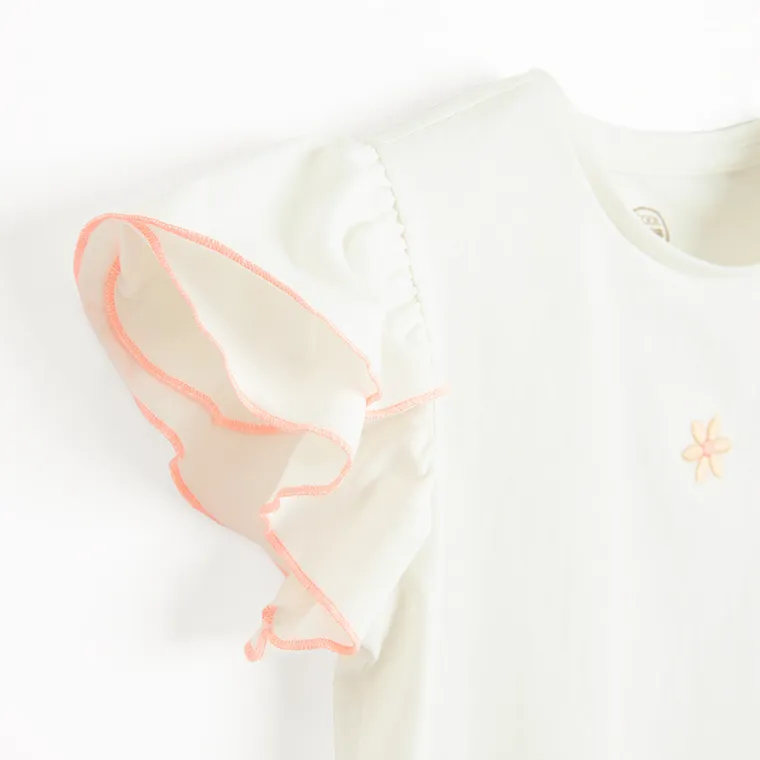 Cool Club, Set pentru fete, Bluza cu maneca scurta, Pantaloni din textil, mix