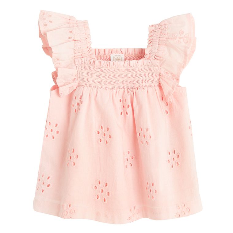 Cool Club, Set pentru fete, Bluza fara maneci, Pantaloni scurti, roz