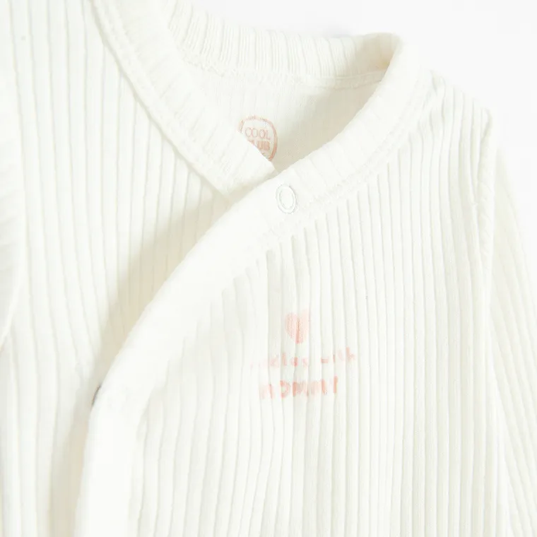 Cool Club, Set pentru fete, Body cu maneca lunga, Pantaloni cu botosei, Caciula, mix