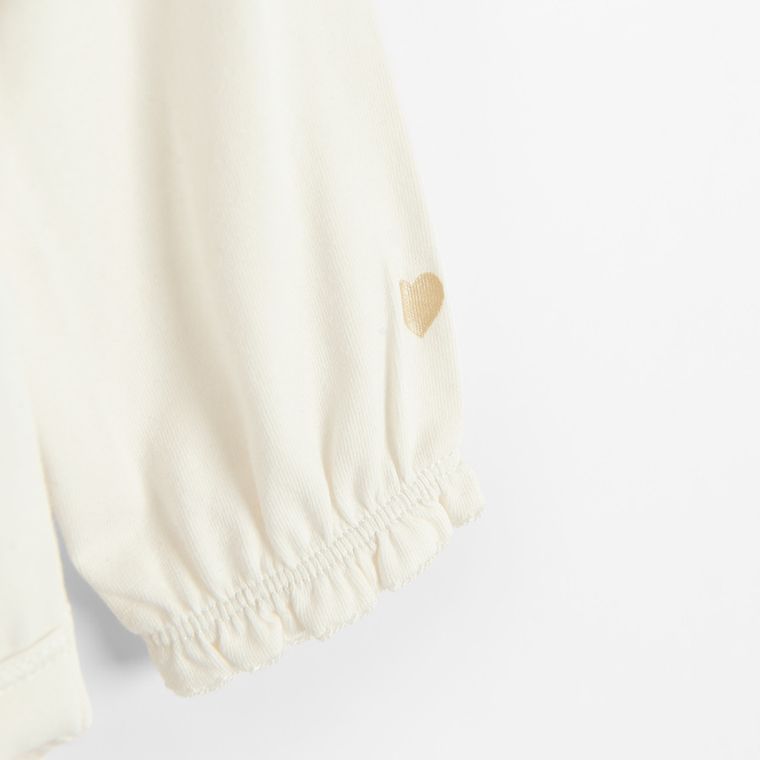 Cool Club, Set pentru fete, Body cu maneca lunga, Salopeta cu botosei velur, mix, imprimeu Doamna si Vagabondul