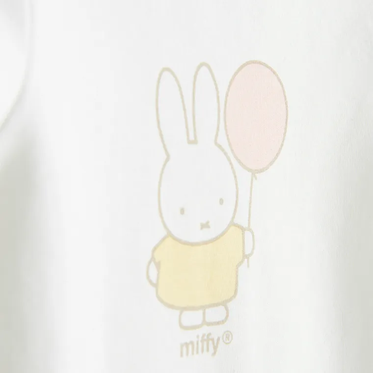 Cool Club, Set pentru fete, Body cu maneca scurta, Pantaloni scurti bloomers, mix, imprimeu Miffy