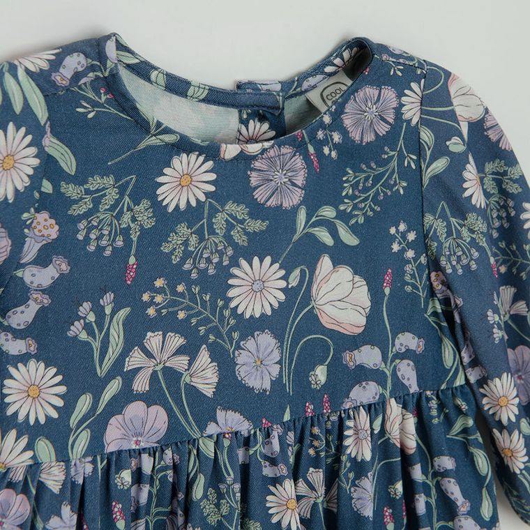 Cool Club, Set pentru fete, Rochie cu maneca lunga pentru fete, Vesta, mix