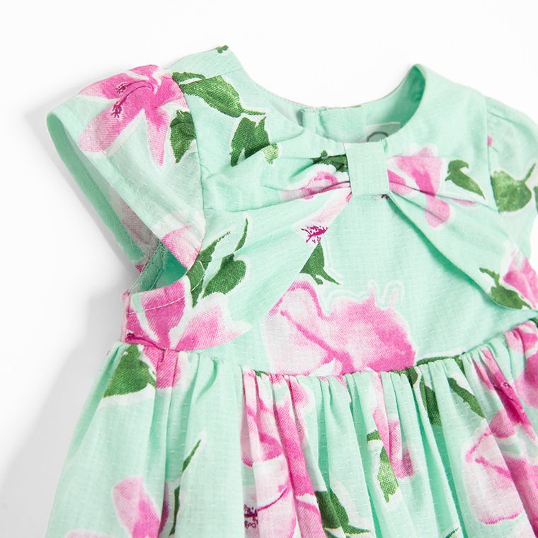 Cool Club, Set pentru fete, Rochie cu maneca scurta, Pantaloni scurti, bloomers, verde