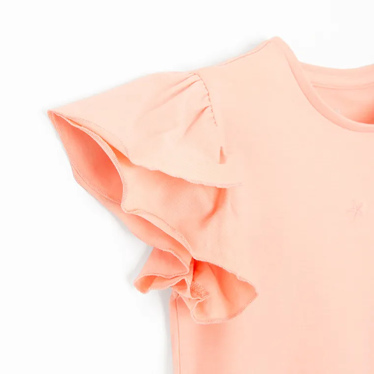 Cool Club, Set pentru fete, Tricou, Pantaloni din textil, wide, mix