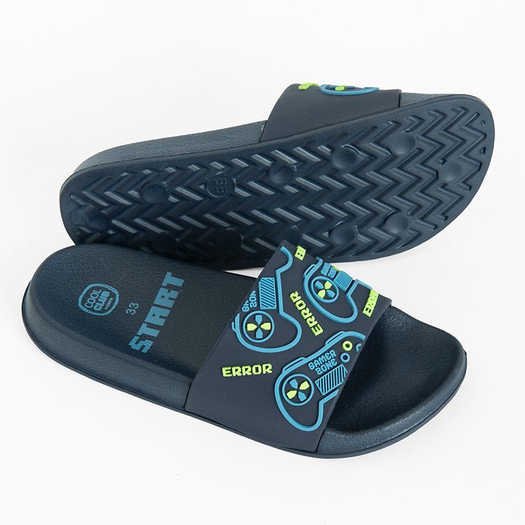 Cool Club, Slapi pentru baieti, bleumarin