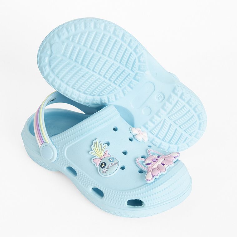 Cool Club, Slapi pentru fete, albastru, imprimeu Lilo si Stitch