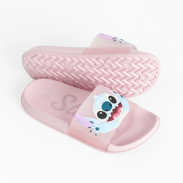 Cool Club, Slapi pentru fete, roz, imprimeu Lilo si Stitch