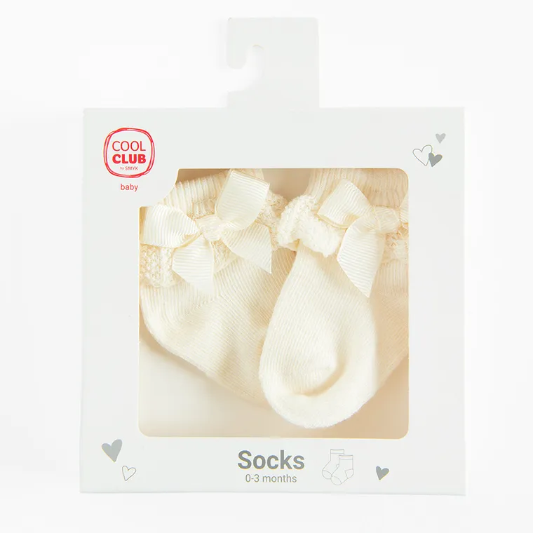 Cool Club, Sosete pentru fete, alb