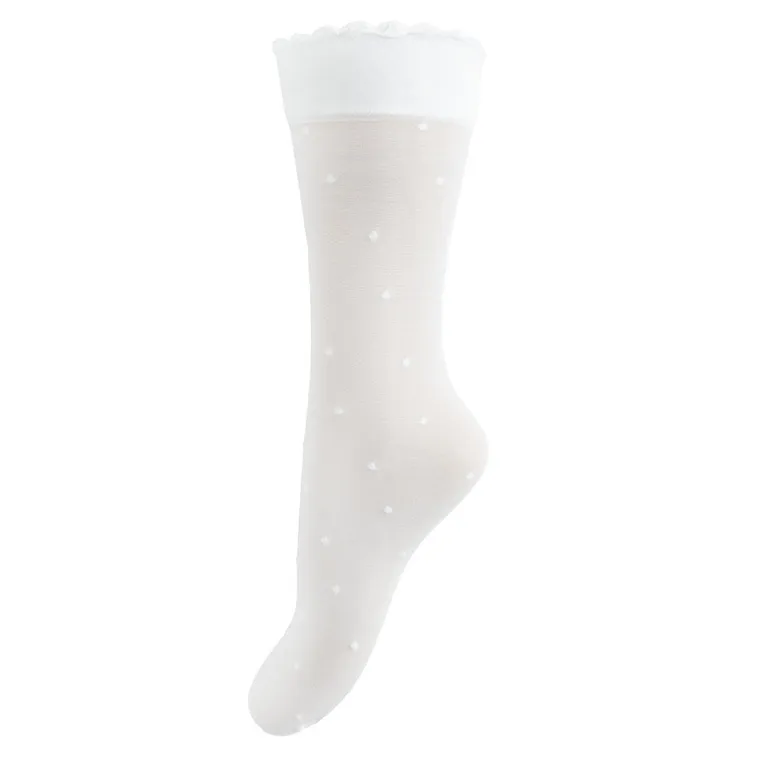 Cool Club, Sosete peste genunchi pentru fete, alb, 20 DEN, set, 2 buc.