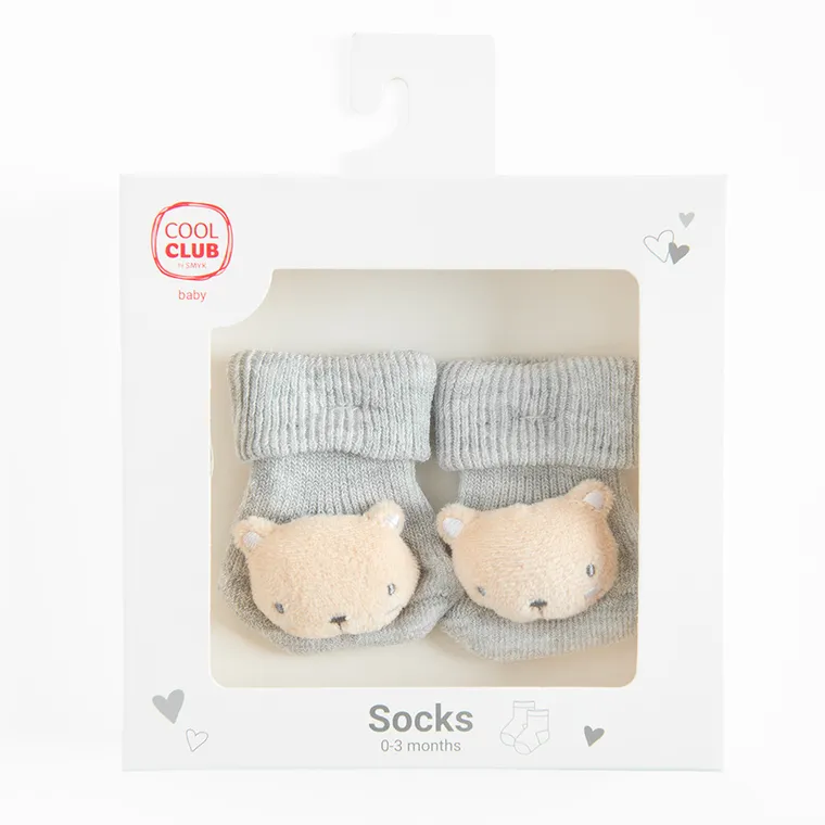 Cool Club, Sosete senzoriale pentru bebelusi, gri