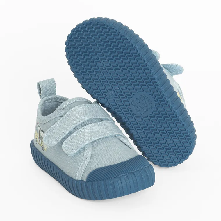 Cool Club, Tenisi pentru baieti, albastru, talpa Barefoot