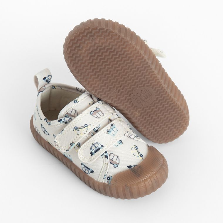 Cool Club, Tenisi pentru baieti, bej, talpa Barefoot