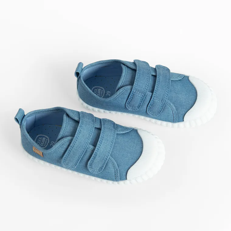 Cool Club, Tenisi pentru copii, albastru, talpa Barefoot