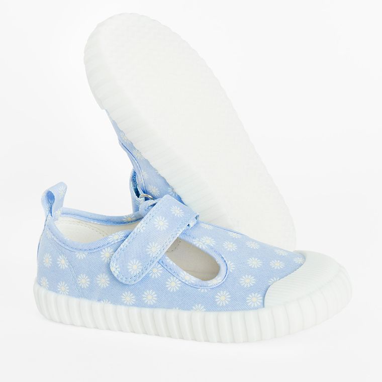 Cool Club, Tenisi pentru fete, albastru, talpa Barefoot