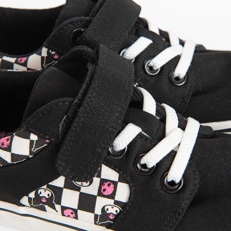 Cool Club, Tenisi pentru fete, negru, imprimeu Kuromi