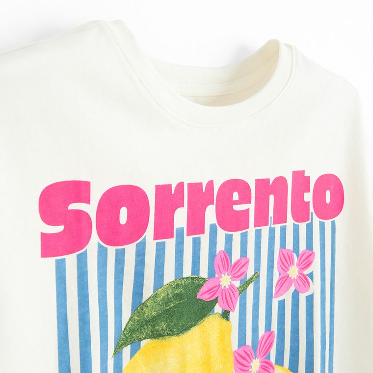 Cool Club, Tricou lejer pentru fete, alb