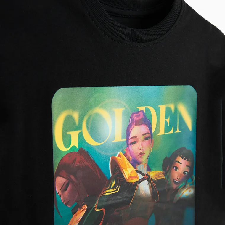 Cool Club, Tricou lejer pentru fete, negru, K-Pop Demon Hunters