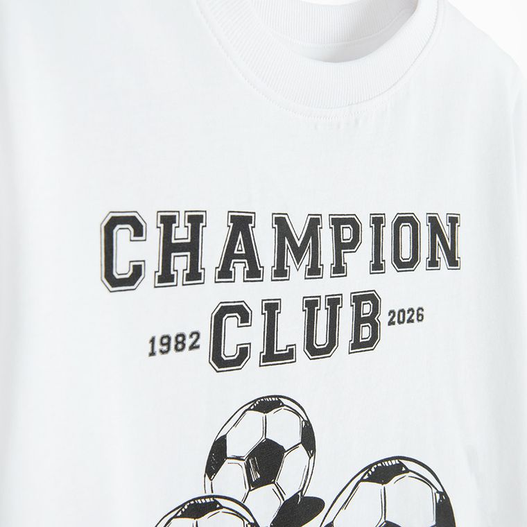 Cool Club, Tricou pentru baieti, alb