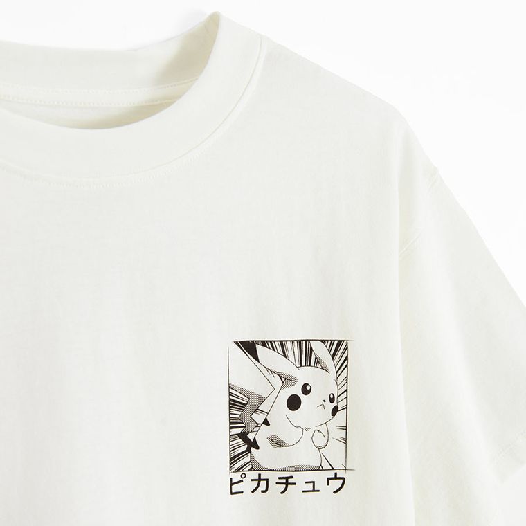 Cool Club, Tricou pentru baieti, alb, imprimeu Pokemon