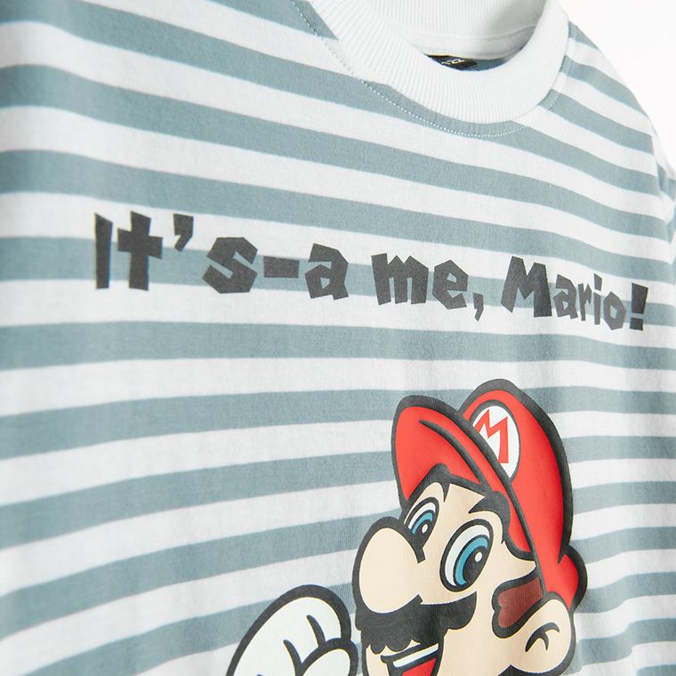Cool Club, Tricou pentru baieti, alb, imprimeu Super Mario