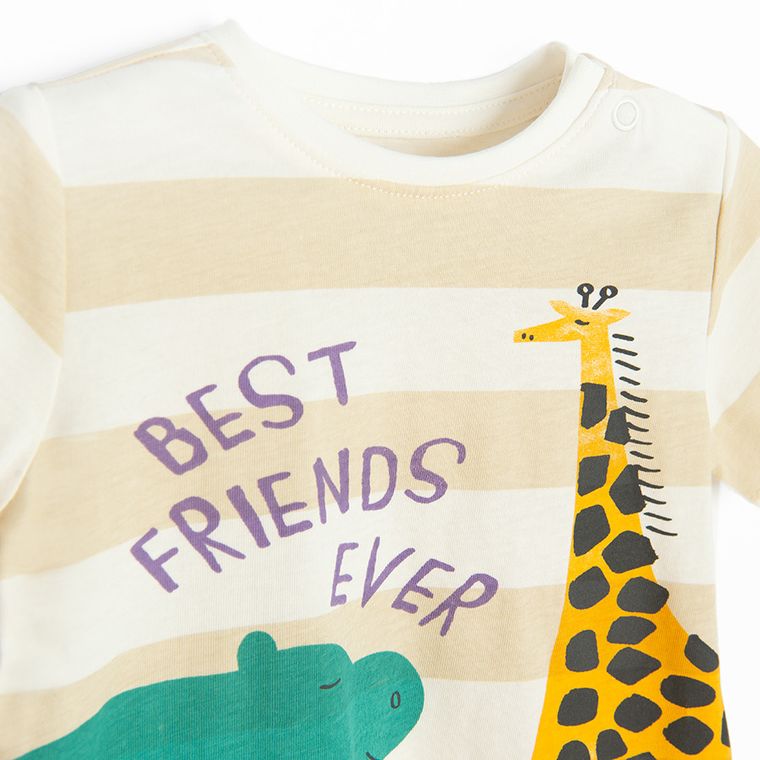 Cool Club, Tricou pentru baieti, bej