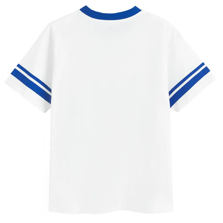 Cool Club, Tricou pentru baieti, oversize, alb