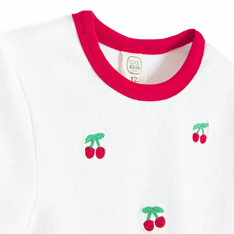 Cool Club, Tricou pentru fete, alb