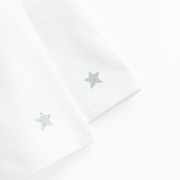 Cool Club, Tricou pentru fete, alb, set, 2 buc.