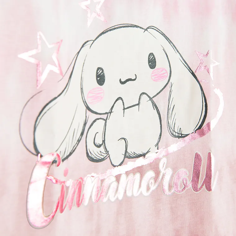 Cool Club, Tricou pentru fete, crop top, mix, imprimeu Hello Kitty and Friends