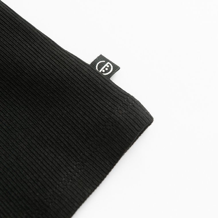 Cool Club, Tricou pentru fete, crop top, negru