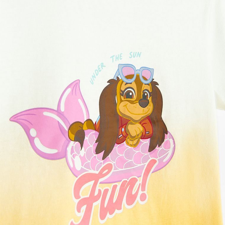 Cool Club, Tricou pentru fete, mix, set, 2 buc., imprimeu Paw Patrol