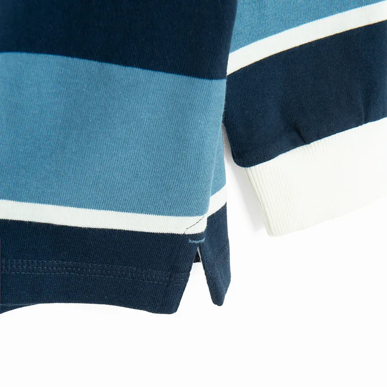 Cool Club, Tricou polo cu maneca lunga pentru baieti, albastru