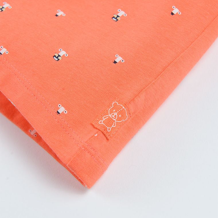 Cool Club, Tricou polo cu maneca scurta, portocaliu