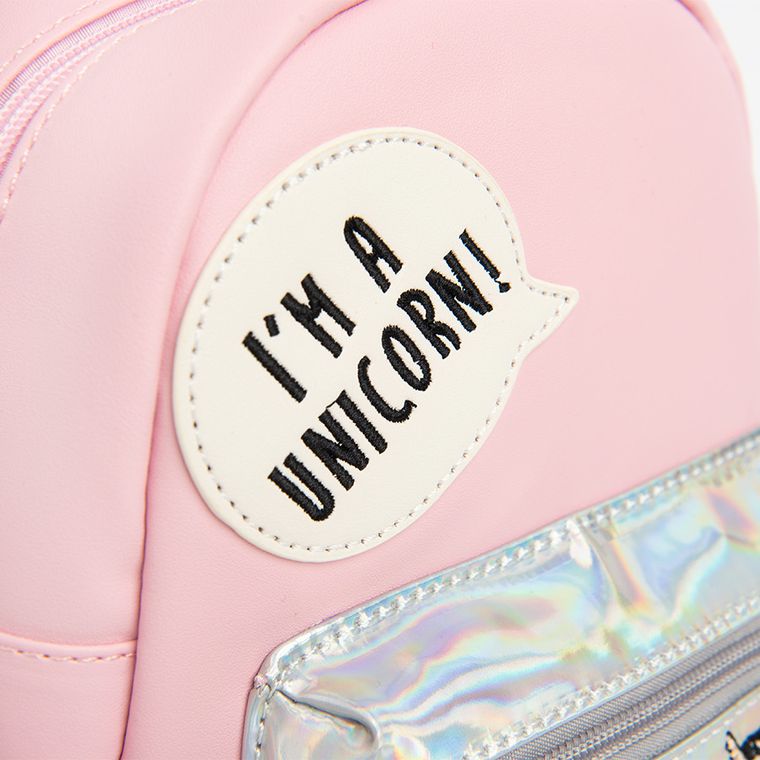Cool Club, Unicorn, rucsac cu buzunar, roz