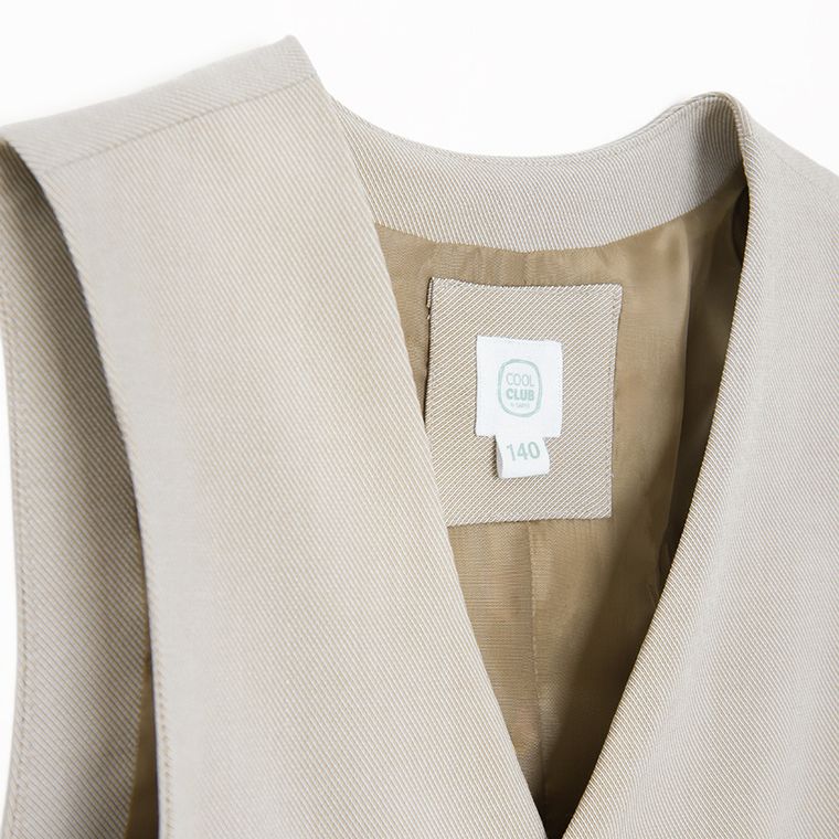 Cool Club, Vesta pentru baieti, bej