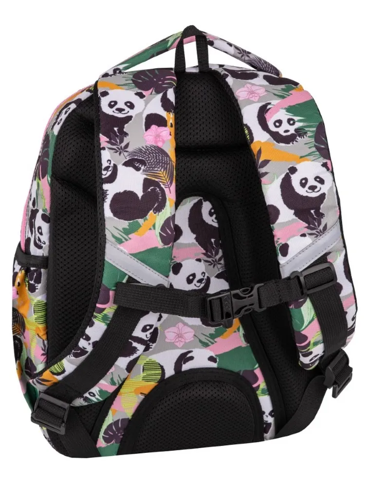 CoolPack, Jerry, rucsac pentru scoala, cu 3 compartimente, Panda Gang