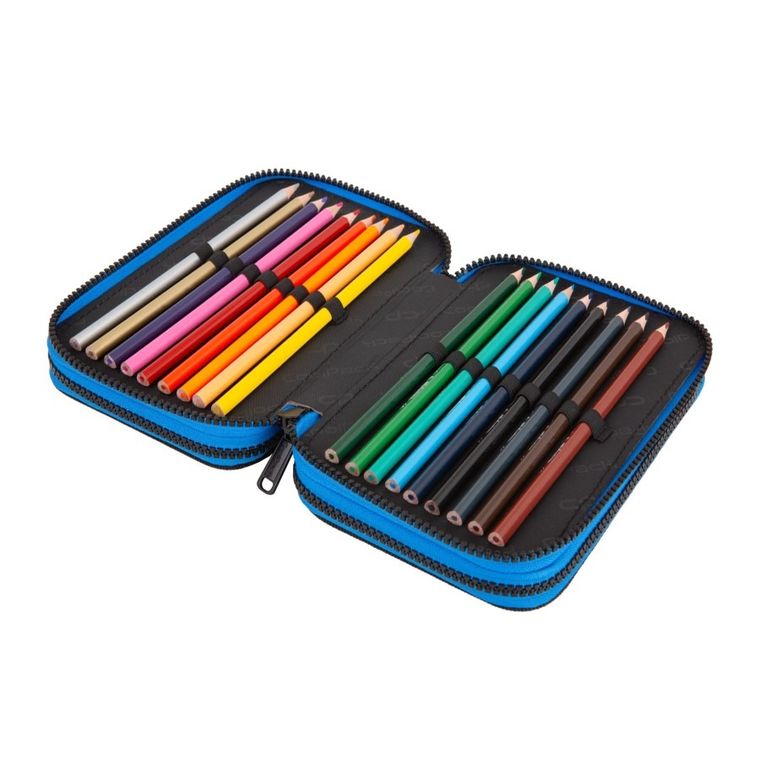 CoolPack, Jumper 3, penar triplu, cu rechizite scolare, T-Rex