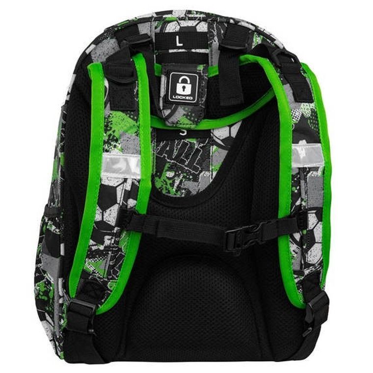 CoolPack, Turtle, rucsac pentru scoala, cu 2 compartimente, Football