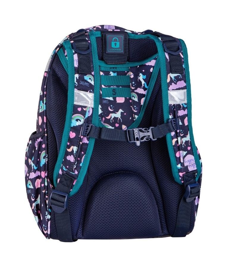 CoolPack, Turtle, rucsac pentru scoala, cu 2 compartimente, Happy Unicorn