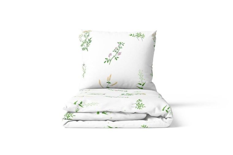 Cottage Home, Flori, set lenjerie de pat single, 140-200 cm