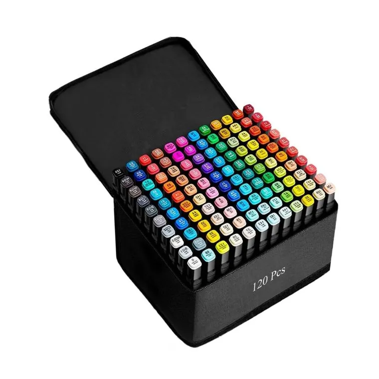 Extralink, set de markere cu alcool, 120 buc.