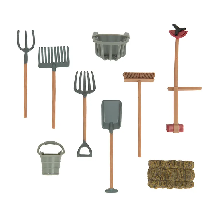 Ferma de cai, set de figurine cu accesorii