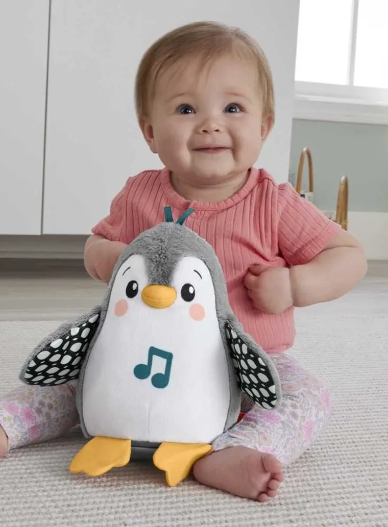 Fisher-Price, Flap & Wobble Penguin, jucarie pentru bebelusi