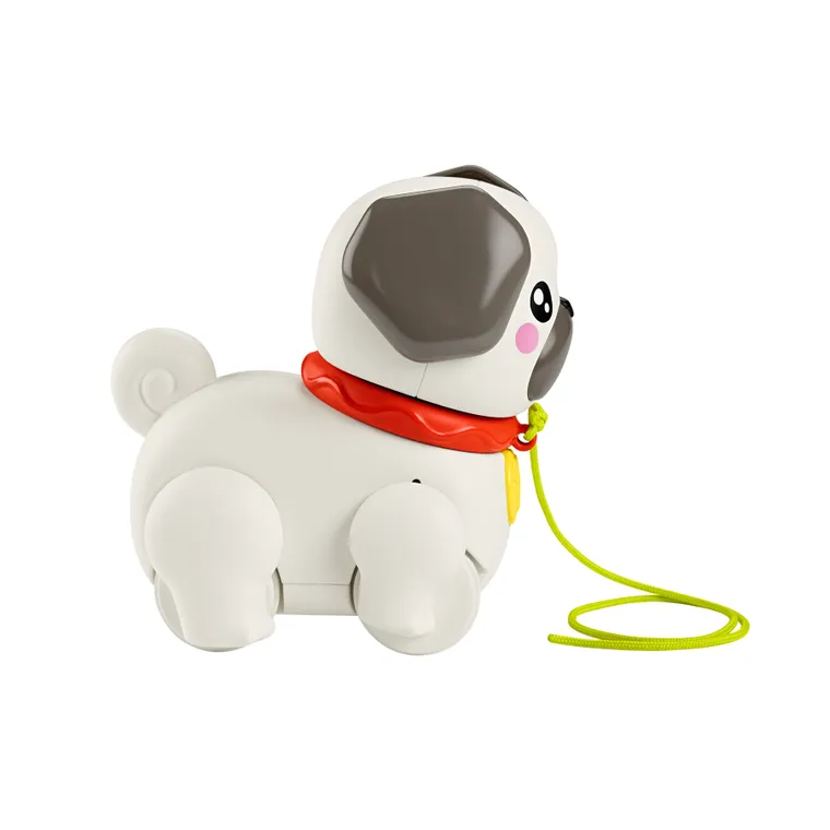 Fisher-Price, Pets, Walk-The-Pup Pug, jucarie trage