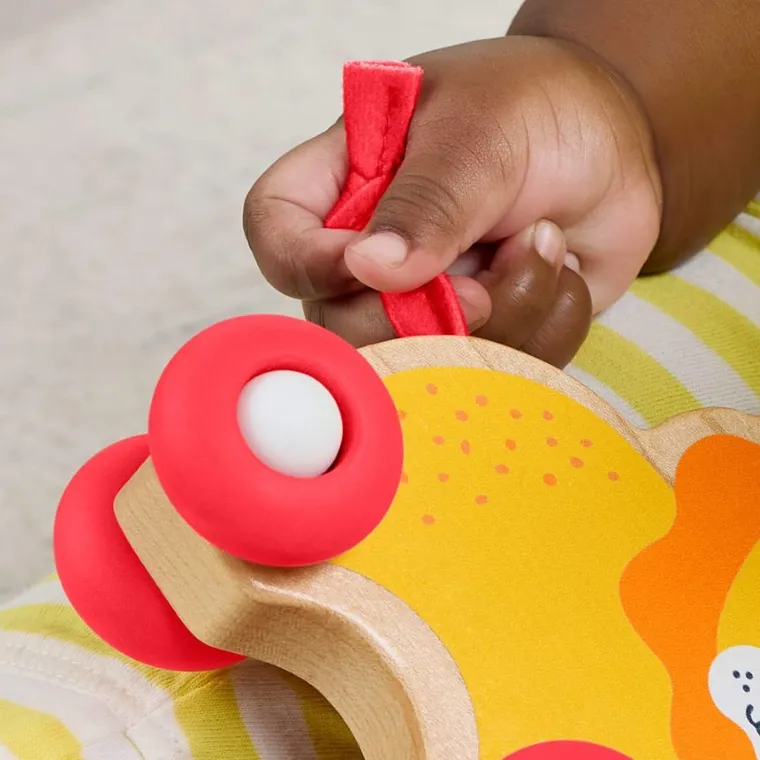 Fisher-Price, Push Along Animals, jucarie din lemn pentru bebelusii