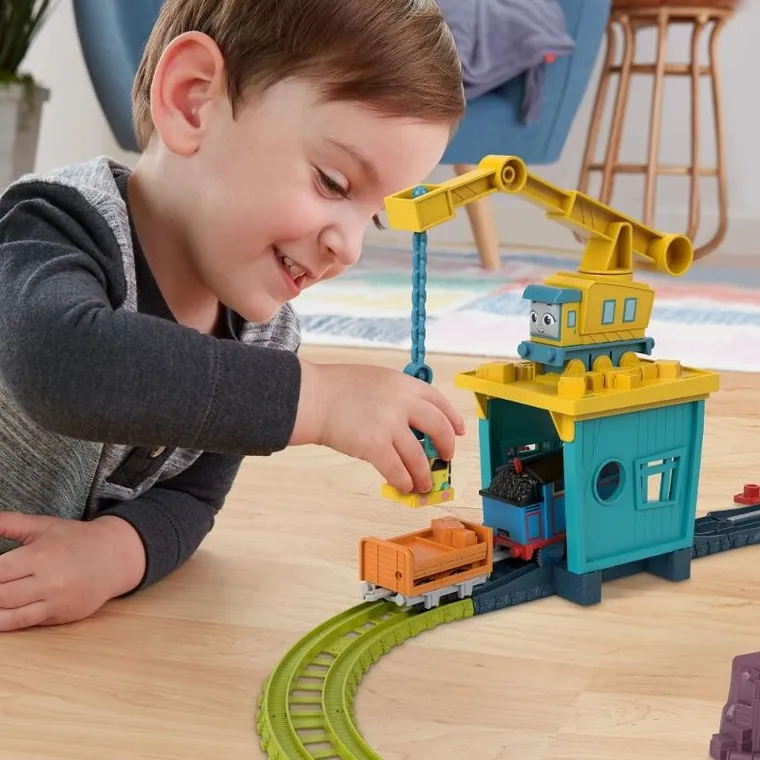 Fisher-Price, Thomas & Friends, Fix'em Up Friends, set de joaca cu locomotiva
